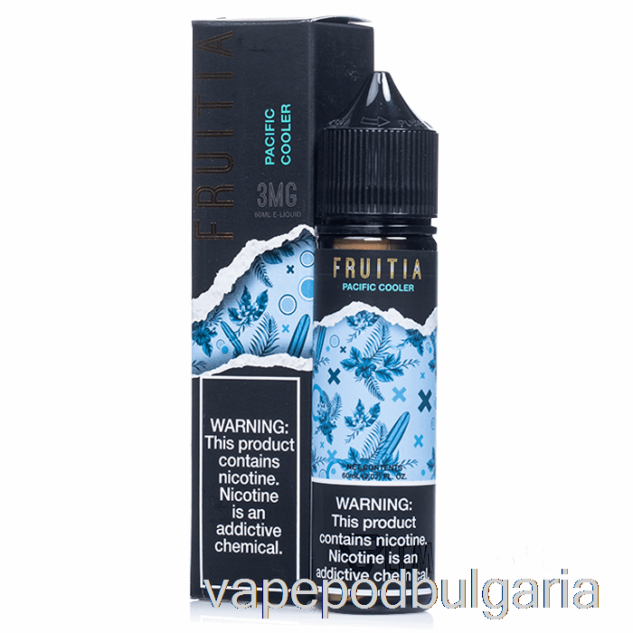 Vape 10000 Дръпки Pacific Cooler - Fruitia - 60ml 0mg